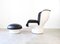 Elda Chair and Ottoman by Joe Colombo for Longhi, 2000s, Set of 2 2
