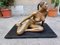 Valerio De Marchi / Valerius, Große Skulptur einer nackten Frau, 20. Jh., Bronze auf Holzsockel 2
