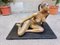 Valerio De Marchi / Valerius, Grande scultura di donna nuda, XX secolo, Bronzo su base in legno, Immagine 1