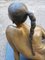 Valerio De Marchi / Valerius, Grande Sculpture de Femme Nue, 20ème Siècle, Bronze sur Socle en Bois 11