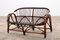 Vintage French Rattan Bench, 1970s, Image 12