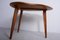 Tavolino da caffè tripode in quercia, anni '60, Immagine 7
