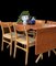 Mesa de comedor AT-309 de teca y roble de Hans J. Wegner para Andreas Tuck, Dinamarca, años 50, Imagen 16