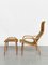 Lamino Easy Chair and Ottoman by Yngve Ekström for Swedese, 1970s, Set of 2 14