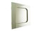 Italienischer Quadratischer Spiegel aus Braunem Holz & Verspiegeltem Glas, 1970er 5