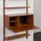 Danish One Bay Wall Unit with a Hidden Desk in the style of Poul Cadovius, 1960s 9