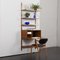 Danish One Bay Wall Unit with a Hidden Desk in the style of Poul Cadovius, 1960s 4