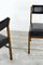 Teak and Leatherette Dining Chairs, 1960s, Set of 4, Image 2