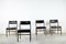 Teak and Leatherette Dining Chairs, 1960s, Set of 4, Image 7