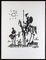 Pablo Picasso, Don Quichotte (Combat pour La Paix), 1955, Lithographie 1