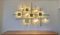 Lámpara de pared Design 2000 de latón y mármol al estilo de Eric de Dormael, Imagen 2