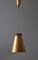 Lámpara colgante Diabalo dorada de Egon Hillebrand para Hillebrand Lighting, años 50, Imagen 9