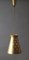 Lámpara colgante Diabalo dorada de Egon Hillebrand para Hillebrand Lighting, años 50, Imagen 19
