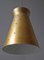 Lámpara colgante Diabalo dorada de Egon Hillebrand para Hillebrand Lighting, años 50, Imagen 4
