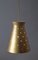 Lampe à Suspension Diabalo Dorée par Egon Hillebrand pour Hillebrand Lighting, 1950s 15
