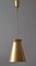 Lampe à Suspension Diabalo Dorée par Egon Hillebrand pour Hillebrand Lighting, 1950s 12