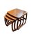 Tavolini Nathan Nesting in teak, 1960, set di 3, Immagine 1