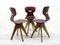 German Side Chairs by A. Stegner for Flötotto, 1960s, Set of 3 5