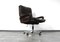 King Office Chair in Brown Leather by Strässle, 1960s, Image 13