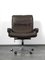 King Office Chair in Brown Leather by Strässle, 1960s 16