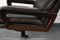 King Office Chair in Brown Leather by Strässle, 1960s, Image 21