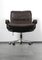 King Office Chair in Brown Leather by Strässle, 1960s 15