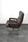 King Office Chair in Brown Leather by Strässle, 1960s, Image 4