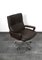 King Office Chair in Brown Leather by Strässle, 1960s, Image 12