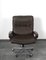 King Office Chair in Brown Leather by Strässle, 1960s 17
