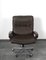 King Office Chair in Brown Leather by Strässle, 1960s, Image 17