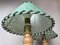 Portuguese Ceramic Table Lamps with Green Paper Lampshades, 1970s, Set of 2 9