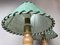 Portuguese Ceramic Table Lamps with Green Paper Lampshades, 1970s, Set of 2, Image 9