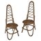 Vintage Spanish Bamboo Chairs, Set of 2, Image 1