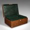 English Victorian Travel Correspondence Box in Leather 2