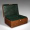 English Victorian Travel Correspondence Box in Leather, Image 2