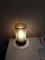 Lámpara de mesa con pie de pino, años 90, Imagen 3