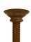 Carved Light Oak Pedestal Torchere, Image 2