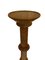 Carved Light Oak Pedestal Torchere, Image 4