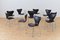 Dänische Mid-Century 3107 Stühle von Arne Jacobsen für Fritz Hansen, 6er Set 1