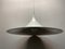 Large White Semi Ceiling Lamp by Claus Bonderup & Torsten Thorup for Fog & Mørup, 1960s 5