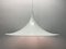 Large White Semi Ceiling Lamp by Claus Bonderup & Torsten Thorup for Fog & Mørup, 1960s, Image 16