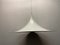 Large White Semi Ceiling Lamp by Claus Bonderup & Torsten Thorup for Fog & Mørup, 1960s, Image 3