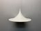 Large White Semi Ceiling Lamp by Claus Bonderup & Torsten Thorup for Fog & Mørup, 1960s, Image 3