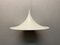 Large White Semi Ceiling Lamp by Claus Bonderup & Torsten Thorup for Fog & Mørup, 1960s, Image 2