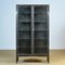 Vintage Glass and Iron Medical Cabinet, 1920s, Image 3