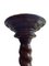 Antique Carved Mahogany Pedestal Torchere 5