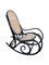 Black Cane Rocking Chair 1