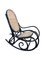 Black Cane Rocking Chair, Image 1