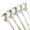 Art Deco Brass Ice Cream Spoons, 1950s, Set of 5, Image 2