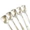 Art Deco Brass Ice Cream Spoons, 1950s, Set of 5 6